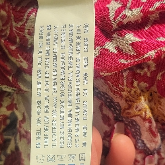 Forever 21 Maxi Colorful Pattern, Sleeveless Dress, Size: L - Picture 8 of 8